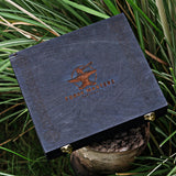 Set of 06 Handmade Damascus Steel Skinners with Wooden Box