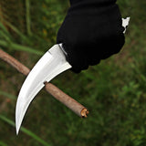 Handmade Karambit Knife Blue Resin