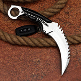 Handmade Karambit Knife Black Resin