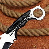 Handmade Karambit Knife Black Resin