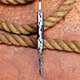 Handmade Karambit Knife Blue Resin