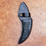 Handmade Karambit Knife Blue Resin