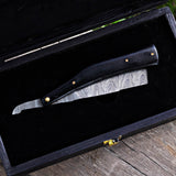 Handmade Straight Razor with Wooden Box – Ideal Gift for Grooming Enthusiasts
