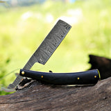 Handmade Straight Razor with Wooden Box – Ideal Gift for Grooming Enthusiasts