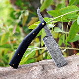 Handmade Straight Razor with Wooden Box – Ideal Gift for Grooming Enthusiasts