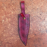 Damascus Hunting Knife Custom Handmade Damascus Steel Hunting Knife with Leather Cover – Anniversary/Birthday Gift