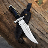 Panther Knife Custom Handmade J2 Steel Hunting Knife with Leather Cover – Anniversary/Birthday Gift