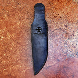 Tiger Knife Custom Handmade D2 Steel Hunting Knife with Leather Cover – Anniversary/Birthday Gift