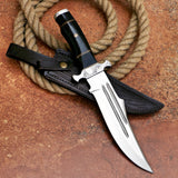 Panther Knife Custom Handmade J2 Steel Hunting Knife with Leather Cover – Anniversary/Birthday Gift