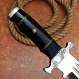 Panther Knife Custom Handmade J2 Steel Hunting Knife with Leather Cover – Anniversary/Birthday Gift