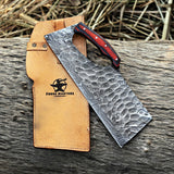 Hand Forged Cleaver Knife, Meat Chopper, Splitter, Perfect Gift on Halloween & Anniversary for Him