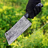 Hand Forged Cleaver Knife, Meat Chopper, Splitter – Perfect Gift on Halloween & Anniversary for Him