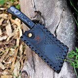 Hand Forged Cleaver Knife, Meat Chopper, Splitter – Perfect Gift on Halloween & Anniversary for Him