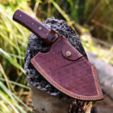 Hand Forged Cleaver Knife, Meat Chopper, Splitter, Perfect Gift on Halloween & Anniversary for Him