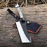 Hand Forged Cleaver Knife, Meat Chopper, Splitter, Perfect Gift on Halloween & Anniversary for Him