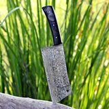 Hand Forged Cleaver Knife, Meat Chopper, Splitter – Perfect Gift on Halloween & Anniversary for Him