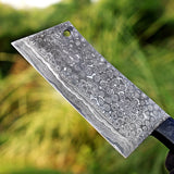 Hand Forged Cleaver Knife, Meat Chopper, Splitter – Perfect Gift on Halloween & Anniversary for Him