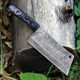 Hand Forged Cleaver Knife, Meat Chopper, Splitter – Perfect Gift on Halloween & Anniversary for Him