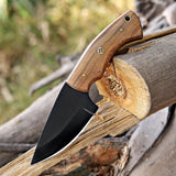 Set of 06 Handmade Carbon Steel Skinners with Wooden Box – Ideal Gift for Knife Collectors