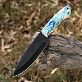 Set of 06 Handmade Carbon Steel Skinners with Wooden Box – Ideal Gift for Knife Collectors