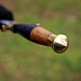 Custom Handmade J2 Steel Dagger with Wood and Resin Handle – New Year/Birthday Gift