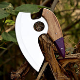 Personalized Small Pizza Cutter, Custom Hand-Forged and Perfect Gift on Birthday & New Year for Him/Her