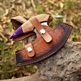 Personalized Small Pizza Cutter, Custom Hand-Forged and Perfect Gift on Birthday & New Year for Him/Her