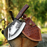 Hand Forged Cleaver Knife, Meat Chopper, Splitter, Perfect Gift on Halloween & Anniversary for Him