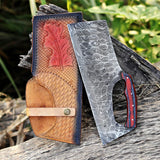 Hand Forged Cleaver Knife, Meat Chopper, Splitter, Perfect Gift on Halloween & Anniversary for Him