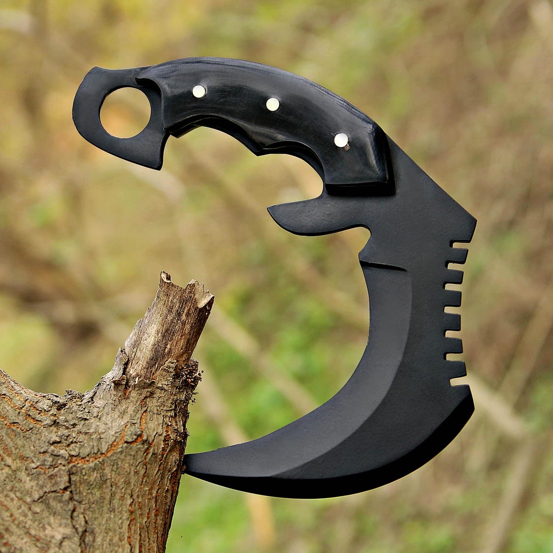 Handmade Powder Coated Exclusive Karambit - Perfect Gift on Christmas & New Year for Him