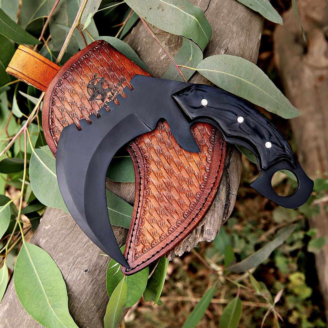 Handmade Powder Coated Exclusive Karambit - Perfect Gift on Christmas & New Year for Him