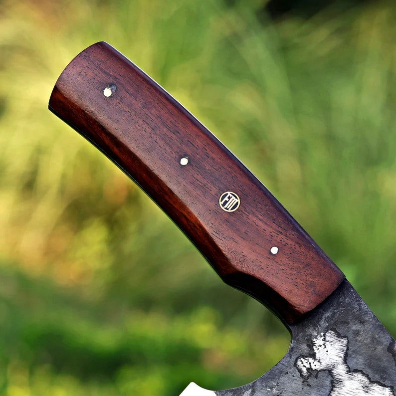 Hand Forged Cleaver Knife, Meat Chopper, Splitter, Perfect Gift on Halloween & Anniversary for Him